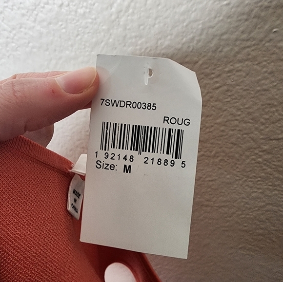 A.L.C. CoralColby Asymmetric One Shoulder Stretch Knit Bodycon Midi Dress M - Picture 5 of 6